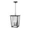 Z-Lite Seoul 2 Light Outdoor Chain Mount Ceiling Fixture, Oil Rubbed Bronze & Clear 571CHB-ORB - alternate 2